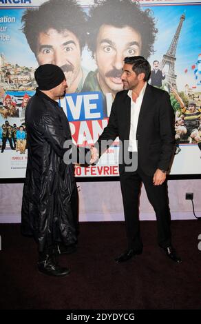 Pascal Obispo et Ary Abittan assistent à la première de 'vive la France' qui s'est tenue au cinéma UGC Bercy à Paris, France, le 19 février 2013. Photo de Jerome Domine/ABACAPRESS.COM Banque D'Images