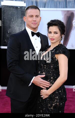 Channing Tatum et Jenna Dewan arrivent pour les 85e Academy Awards au Dolby Theatre, Los Angeles, CA, États-Unis, le 24 février 2013. Photo de Lionel Hahn/ABACAPRESS.COM Banque D'Images