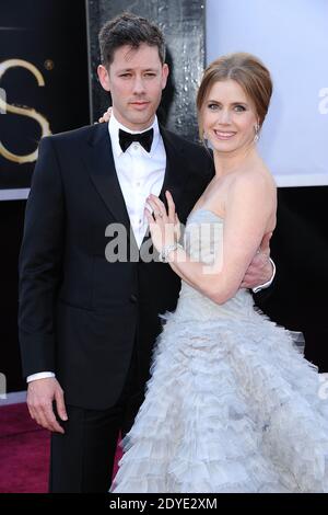 Darren le Gallo et Amy Adams arrivent pour les 85e Academy Awards au Dolby Theatre, Los Angeles, CA, Etats-Unis, le 24 février 2013. Photo de Lionel Hahn/ABACAPRESS.COM Banque D'Images