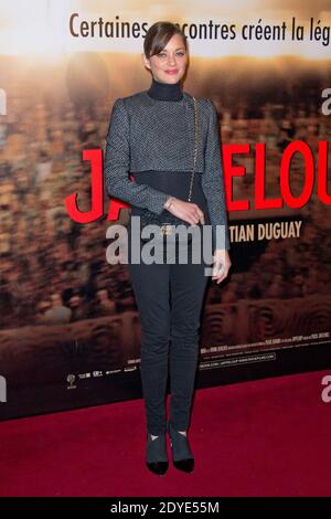 Marion Cotillard participe à la première « Jappeloup » au cinéma Grand Rex à Paris, France, le 26 février 2013. Photo d'Aurore Marechal/ABACAPRESS.COM Banque D'Images