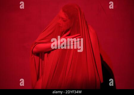 Céline Sallette présente une nouvelle pièce "Molly Bloom" au Théâtre de la commune d'Aubervilliers, France, le 20 mars 2013. Photo par ABACAPRESS.COM Banque D'Images