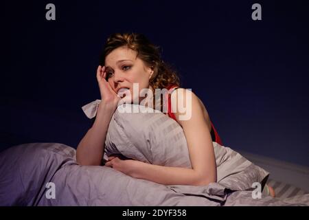 Céline Sallette présente une nouvelle pièce "Molly Bloom" au Théâtre de la commune d'Aubervilliers, France, le 20 mars 2013. Photo par ABACAPRESS.COM Banque D'Images