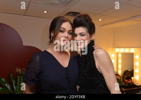 Lola Dewaere et Sophie Carrier à l'enregistrement de vivre Dimanche le 13 mars 2013 à Paris, France. Photo de Max Colin/ABACAPRESS.COM Banque D'Images