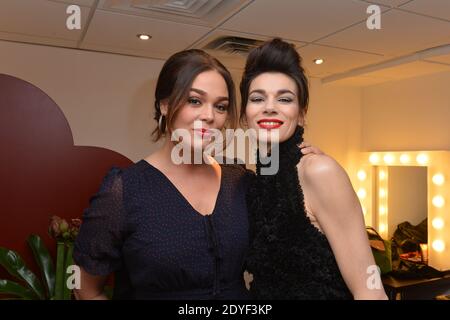 Lola Dewaere et Sophie Carrier à l'enregistrement de vivre Dimanche le 13 mars 2013 à Paris, France. Photo de Max Colin/ABACAPRESS.COM Banque D'Images