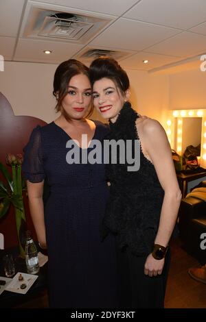 Lola Dewaere et Sophie Carrier à l'enregistrement de vivre Dimanche le 13 mars 2013 à Paris, France. Photo de Max Colin/ABACAPRESS.COM Banque D'Images