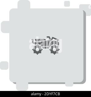 icône de vecteur atv illustration moderne de vecteur simple Illustration de Vecteur