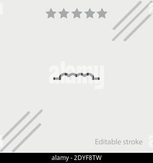 icône de vecteur d'inductance illustration moderne de vecteur simple Illustration de Vecteur