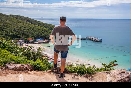 La vie est belle et agréable Koh Larn District Chonburi près Pattaya Thaïlande Asie Banque D'Images