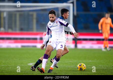 BERGAME, ITALIE - DÉCEMBRE 13: Giacomo Bonaventura de Fiorentina pendant la série UN match entre Atalanta Bergame et Fiorentina au stade Gewiss sur Banque D'Images