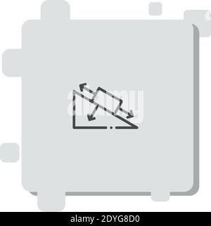 icône de vecteur hypotense illustration moderne de vecteur simple Illustration de Vecteur