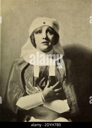 Laurette Taylor comme infirmière de la Croix-Rouge, 1918. Banque D'Images