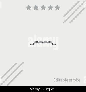 icône de vecteur d'inductance illustration moderne de vecteur simple Illustration de Vecteur