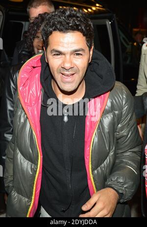 PAS DE WEB PAS D'APPS JUSQU'AU 5 MAI 2013 - Jamel Debbouze arrive à son spectacle à l'hôtel de ville de New York, NY, USA, le 18 avril 2013. Photo de Morgan Dessalles/ABACAPRESS.COM Banque D'Images