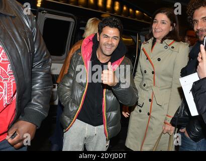 PAS DE WEB PAS D'APPS JUSQU'AU 5 MAI 2013 - Jamel Debbouze arrive à son spectacle à l'hôtel de ville de New York, NY, USA, le 18 avril 2013. Photo de Morgan Dessalles/ABACAPRESS.COM Banque D'Images