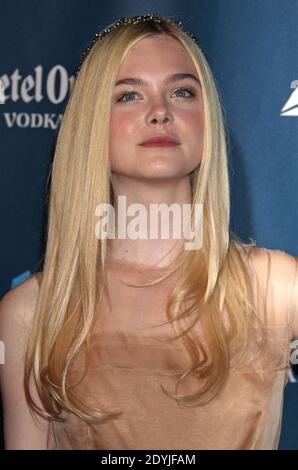 Elle Fanning, la 24e édition annuelle des GLAAD Media Awards, qui a eu lieu à l'hôtel JW Marriott de Los Angeles, CA, États-Unis, le 20 avril 2013 (photo : elle Fanning). Photo de Baxter/ABACAPRESS.COM Banque D'Images