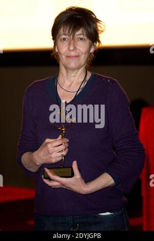 Françoise Charpiat lauréate du jury Award avec le film 'Cheba Louisa' à la cérémonie de clôture du 4ème Festival International du film de Boulogne au Théâtre de Patthe à Boulogne-Billancourt, près de Paris, France, le 22 avril 2013. Photo d'Aurore Marechal/ABACAPRESS.COM Banque D'Images