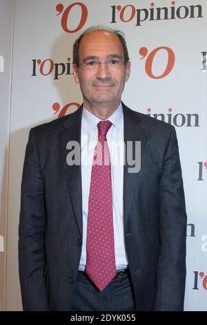 L'ancien ministre du budget, Eric Woerth, a assisté à la fête de lancement du nouveau quotidien "l'opinion", à Paris, en France, le 14 mai 2013. Photo de Romain BoE/ABACAPRESS.COM Banque D'Images