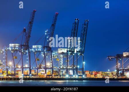 Port de Felixstowe Banque D'Images