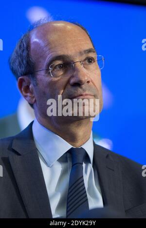 L'ancien ministre du budget, Eric Woerth, a assisté à une conférence qui s'est tenue au siège de l'UMP, à Paris, en France, le 15 mai. Photo de Romain BoE/ABACAPRESS.COM Banque D'Images