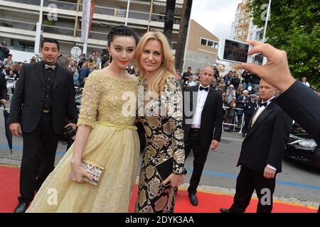 Fan Bing Bing arrive à la projection du film "Jeune et Jolie", réalisé par François Ozon, qui s'est tenu au Palais des Festivals dans le cadre du 66e festival de Cannes, le 16 mai 2013. Photo de Lionel Hahn/ABACAPRESS.COM Banque D'Images
