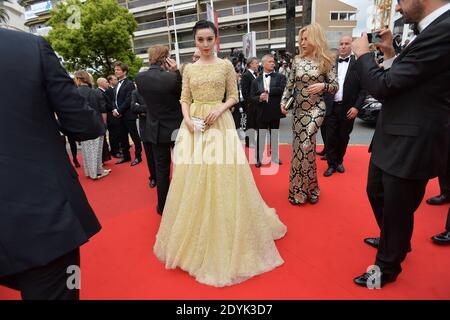 Fan Bing Bing arrive à la projection du film "Jeune et Jolie", réalisé par François Ozon, qui s'est tenu au Palais des Festivals dans le cadre du 66e festival de Cannes, le 16 mai 2013. Photo de Lionel Hahn/ABACAPRESS.COM Banque D'Images