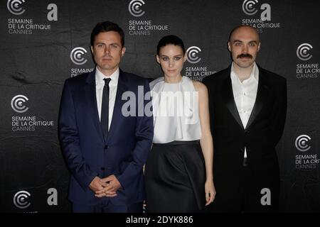 Casey Affleck, Rooney Mara et David Lowery assistent à une séance photo pour le film ain't them Bodies Saints dans le cadre du 66e Festival international du film de Cannes, le 18 mai 2013. Photo de Jerome domine/ABACAPRESS.COM Banque D'Images