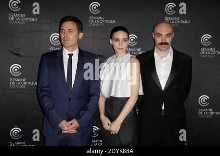 Casey Affleck, Rooney Mara et David Lowery assistent à une séance photo pour le film ain't them Bodies Saints dans le cadre du 66e Festival international du film de Cannes, le 18 mai 2013. Photo de Jerome domine/ABACAPRESS.COM Banque D'Images