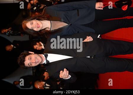 Jeremie Elkaim, Valerie Donzelli arrivée à Dieu seul pardonne la projection qui a eu lieu au Palais des Festivals dans le cadre du 66e Festival de Cannes, à Cannes, dans le sud de la France, le 22 mai 2013. Photo de Nicolas Briquet/ABACAPRESS.COM Banque D'Images