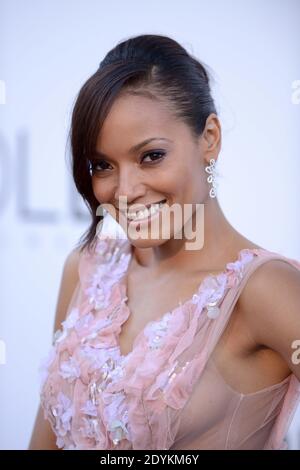 Selita Ebanks arrive au 20ème Cinéma annuel de l'amfAR contre le SIDA lors du 66ème Festival annuel du film de Cannes à l'Hôtel du Cap-Eden-Roc à Cap d'Antibes, France, le 23 mai 2013. Photo de Lionel Hahn/ABACAPRESS.COM Banque D'Images