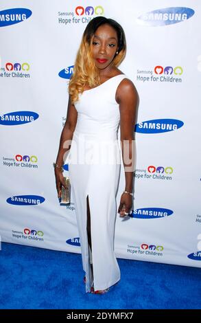 Estelle participe au 12ème Gala annuel Samsung Hope for Children à Cipriani Wall Street à New York City, NY, Etats-Unis, le 11 juin 2013. Photo de Donna Ward/ABACAPRESS.COM Banque D'Images