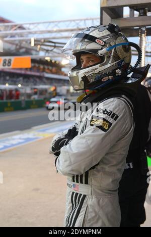 L'acteur AMÉRICAIN Patrick Dempsey de Dempsey DelPiero-Proton Porsche 911 GT3 RSR lors de la course des 24 heures du Mans, en France, le 22 juin 2013. Photo de Guy Durand/ABACAPRESS.COM Banque D'Images