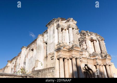 Antigua, Guatemala Église Iglesia de El Carmen Banque D'Images