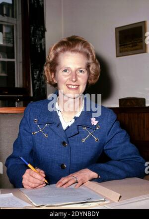 Photo du dossier datée du 01/06/70 de Margaret Thatcher, qui a juré de transformer la Commission européenne en une fonction publique professionnelle, ont montré les archives officielles. Banque D'Images