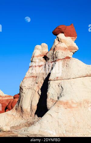 Blue Canyon, calcaire et grès formés par les intempéries, Arizona, États-Unis Banque D'Images