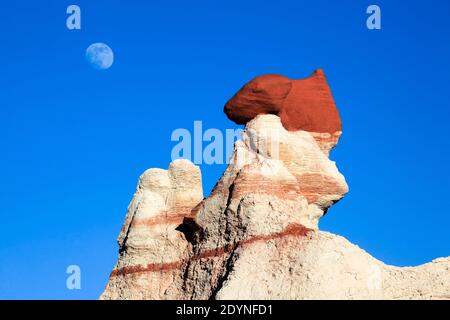 Blue Canyon, calcaire et grès formés par les intempéries, Arizona, États-Unis Banque D'Images