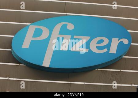 LOGO PFIZER Banque D'Images