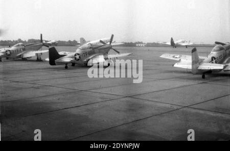 USAF États-Unis Air Force North American P-51D Mustang Banque D'Images