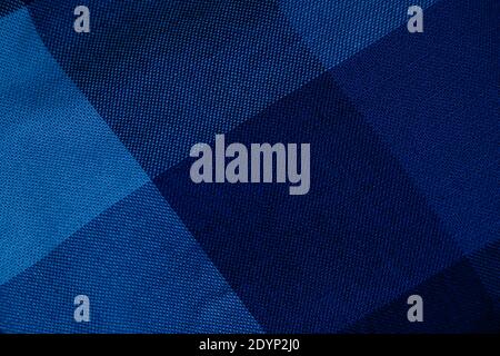 Couleur bleue texture très détaillée de la chemise Banque D'Images