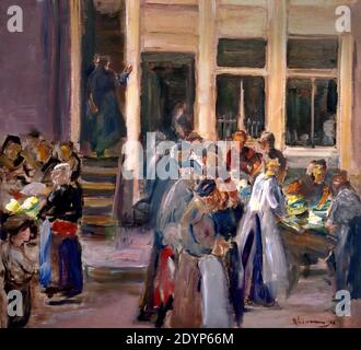 Judengasse à Amsterdam MAX LIEBERMANN (1847-1935) Allemagne allemande Musée historique juif Amsterdam, pays-Bas, néerlandais (ce tableau montre l'intérêt de Max Liebermann pour Amsterdam en général et le quartier juif de cette ville en particulier). Banque D'Images