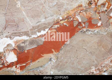 Marbre aux couleurs grises, blanches et brunes texture pierre Banque D'Images