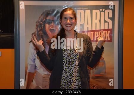 La première de Paris un prix tout, réalisé par Reem Kherici, avec la présence de tous les acteurs, ici Josephine Dari, Boulogne, France, le 3 juillet 2013. Photo de Margaux Feminier/ABACAPRESS.COM Banque D'Images