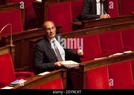 L'ancien ministre du budget, Eric Woerth, a photographié à l'heure des questions à l'Assemblée nationale à Paris, en France, le 19 juin 2013. Photo de Romain BoE/ABACAPRESS.COM Banque D'Images