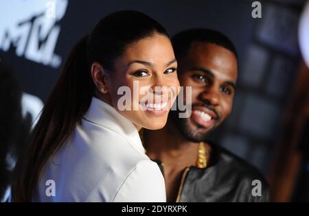 Jason Derulo et Jordin Sparks arrivent pour les MTV Video Music Awards 2013 qui se tiennent au Barclays Center à Brooklyn, New York, NY, États-Unis, le 25 août 2013. Photo de Lionel Hahn/ABACAPRESS.COM Banque D'Images