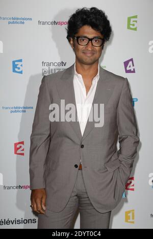 Sébastien Folin participe à la conférence de presse annuelle des télévisions de France qui s'est tenue au Palais de Tokyo, à Paris, en France, le 28 août 2013. Photo de Jerome Domine/ABACAPRESS.COM Banque D'Images