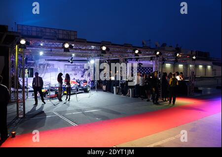 Soirée Canal plus au club de l'Electric à Paris, France, le 28 août 2013. Photo d'Alban Wyters/ABACAPRESS.COM Banque D'Images