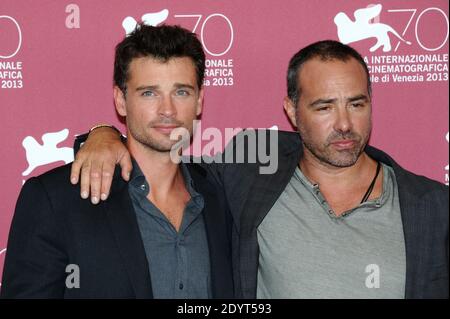 Tom Welling et Peter Landesman assistent au « Parkland » Photocall lors du 70e Festival international du film de Venise (Mostra), sur l'île du Lido à Venise, en Italie, le 01 septembre 2013. Photo d'Aurore Marechal/ABACAPRESS.COM Banque D'Images