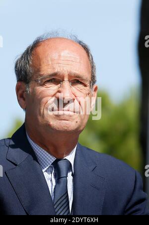 L'ancien ministre Eric Woerth assiste à un rassemblement des amis de Nicolas Sarkozy le 2 septembre 2013 dans la ville d'Arcachon, dans le sud-est du pays, près de Bordeaux. Photo de Patrick Bernard/ABACAPRESS.COM - Arcachon Banque D'Images