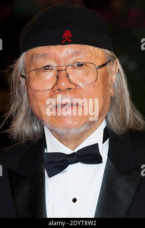 Le mangaka/auteur japonais Leiji Matsumoto assiste à la première de 'Harlock Space Pirate 3D' lors du 70e Festival International du film de Venise qui s'est tenu à Sala Grande à Venise, Italie, le 3 septembre 2013. Photo de Nicolas Genin/ABACAPRESS.COM Banque D'Images