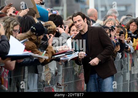 John Travolta lors d'un hommage pour sa carrière dans le cinéma lors du 39e Festival du film américain de Deauville à Deauville, France, le 6 septembre 2013. Photo de Nicolas Briquet/ABACAPRESS.COM Banque D'Images