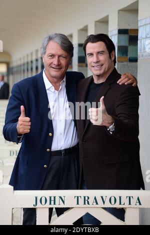 John Travolta lors d'un hommage pour sa carrière dans le cinéma lors du 39e Festival du film américain de Deauville à Deauville, France, le 6 septembre 2013. Photo de Nicolas Briquet/ABACAPRESS.COM Banque D'Images